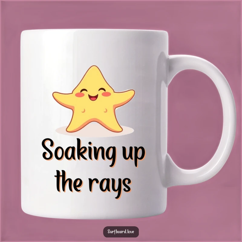 Funny Starfish Sunbeam Mug - Hilarious Beach Lover's Gift