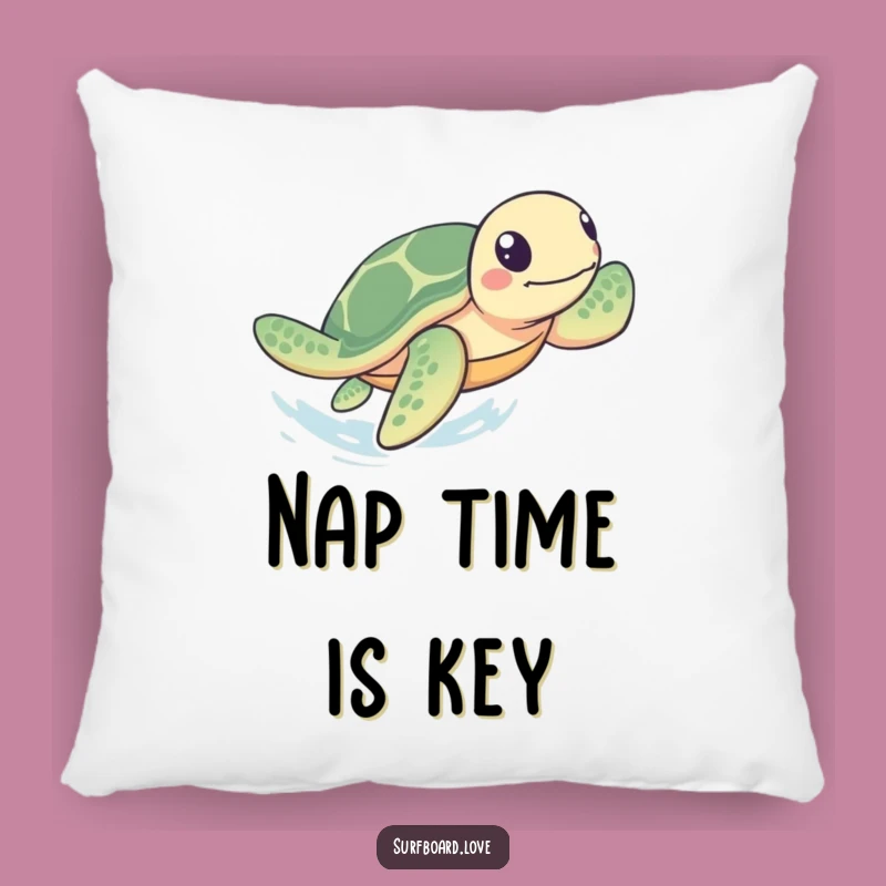 Funny Turtle Paddling Pillow: Cozy Comfort with a Speedy Sea Turtle, Great Funny Gift