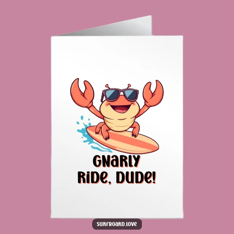 Free Printable Cool Crab Congrats Card - Awesome, Funny Downloadable