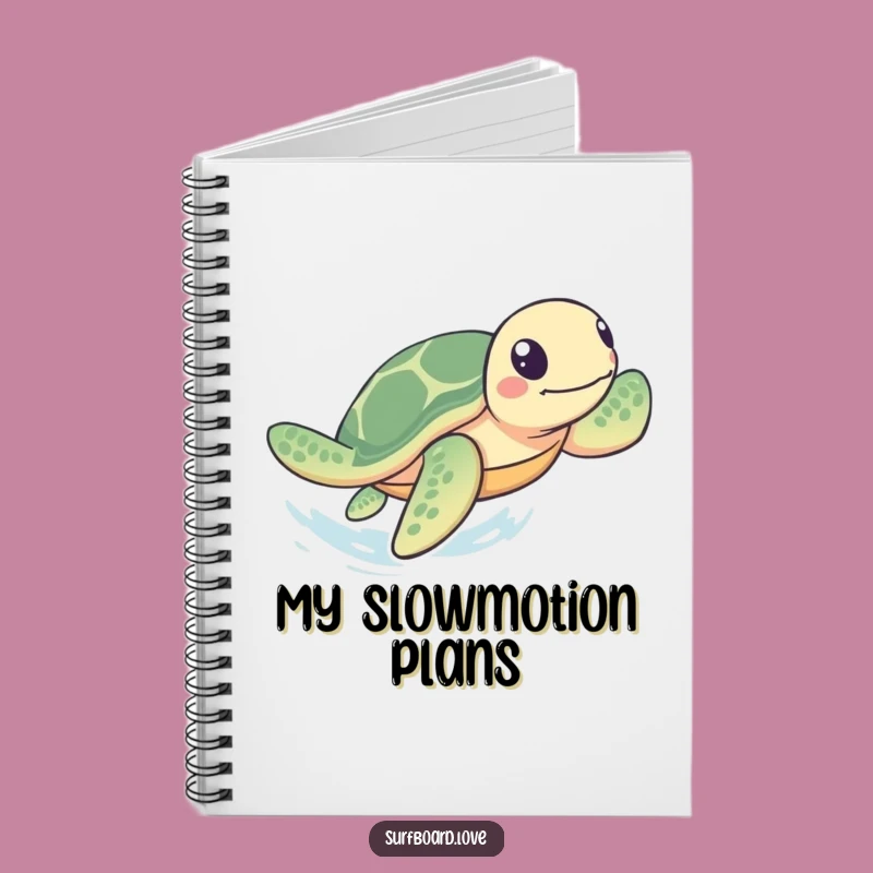 Funny Turtle Paddling Notebook: Journal Your Journey with a Speedy Sea Turtle, Perfect Gift