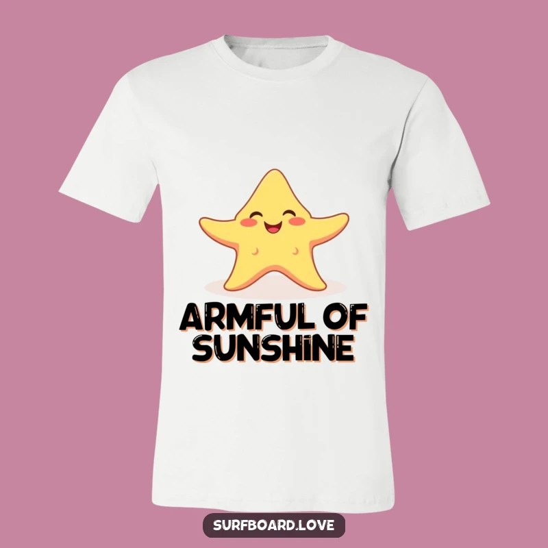 Funny Starfish Sun Catcher T-Shirt - Adorable Beach Vibe Tee